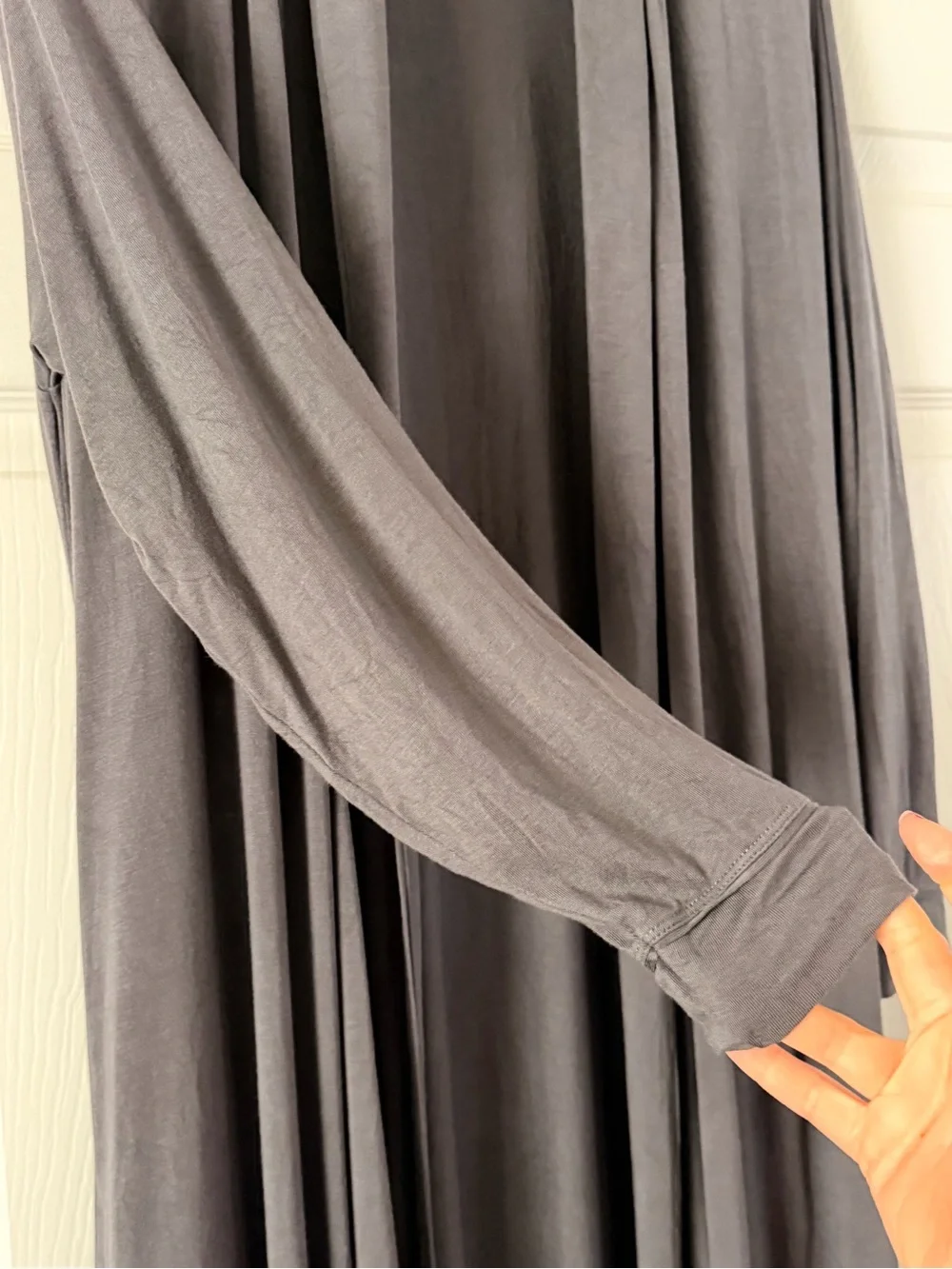 NAADAM EUC Charcoal Gray Modal Robe #457